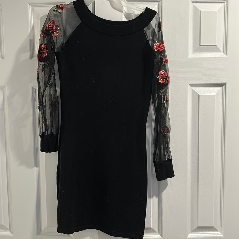 INC Black Sweater Dress